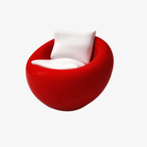 Caro Leather Thin Track Arm Loveseat